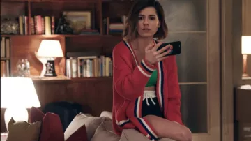 The red vest worn by Blanca Ferrando (Maria Chiara Giannetta) in the series Blanca (Season 1)