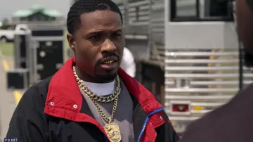 Tommy Hilfiger Windbreaker Jacket worn by Sha Raider (Shameik Moore) as seen in Wu-Tang: An American Saga (S03E05)