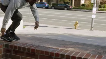 Nike black sneakers worn by Devin Roundtree (Caleb Castille) as seen in NCIS: Los Angeles (Season 14 Episode 14)