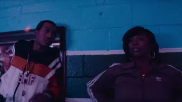 Adidas Track Jacket worn by Monique (Kash Doll) as seen in BMF (S02E08)