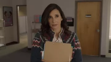 Wool Cardigan worn by Katherine (Michaela Watkins) as seen in Paint