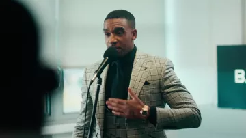 Costume à carreaux porté par Bugzy Malone dans son clip officiel Doe’d Up