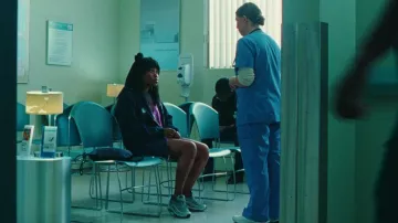 Nike sneakers worn by Dre (Dominique Fishback) as seen in Swarm TV show outfits (Season 1 Episode 1)