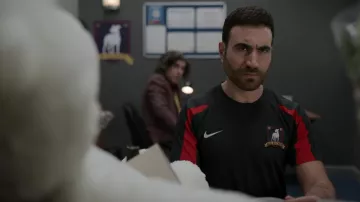 Nike AFC Richmond black and red jersey worn by Roy Kent (Brett Goldstein) as seen in Ted Lasso (S03E02)