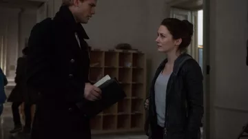 Leather Jacket of Lucinda Price (Addison Timlin) in Fallen