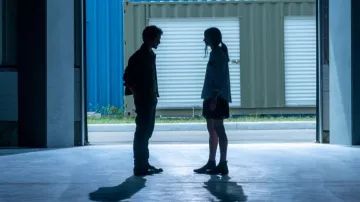 Boots worn by Lucy (Krysten Ritter) as seen in Orphan Black: Echoes TV series wardrobe (Season 1)