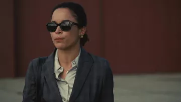 Persol sunglasses worn by Jess Jordan (Juliana Canfield) as seen in Succession TV show (S04E02)