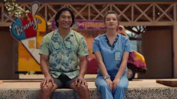 Short sleeve hawaiian shirt worn by Benny Kamealoha (Jason Scott Lee) as seen in Doogie Kamealoha, M.D. (S02E10)