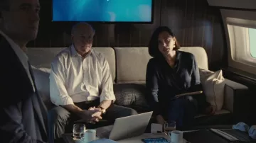 Gold watch worn by Frank Vernon (Peter Friedman) as seen in Succession TV series outfits (Season 4 Episode 3)