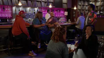 Nike sneakers worn by Sherm Jones (Carl Tart) as seen in Grand Crew TV series wardrobe (Season 2 Episode 6)