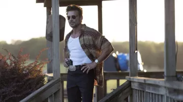 Sunglasses worn by Pauly Russo (Frank Grillo) as seen in One Day as a Lion movie outfits