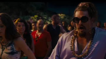 Lunettes de soleil Versace Black portées par Dante (Jason Momoa) comme on le voit dans les tenues de film Fast X