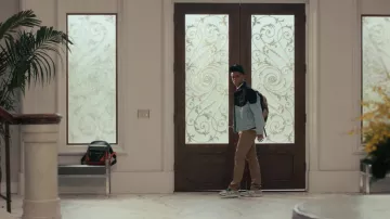 Nike sneakers in grey worn by Will Smith (Jabari Banks) as seen in Bel-Air (S02E09)