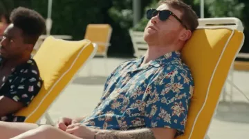 Blue button shirt worn by Canelo Álvarez in ULTRA Club | Another Round advertising