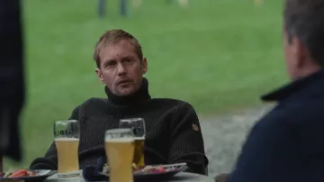 Fjällräven Turtleneck Sweater worn by Lukas Matsson (Alexander Skarsgård) as seen in Succession TV show (S04E05)