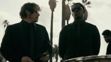 The sunglasses worn by Franklin Saint (Damson Idris) in the Snowfall series (S06E07)