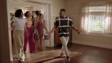 Nike hi top sneakers worn by Spencer James (Daniel Ezra) as seen in All American (S05E17)