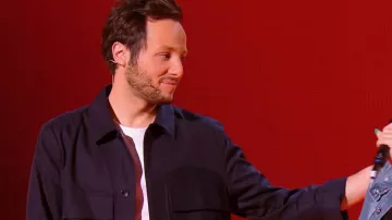 La surchemise portée par Vianney dans The Voice : la plus belle voix du 29 mars 2023