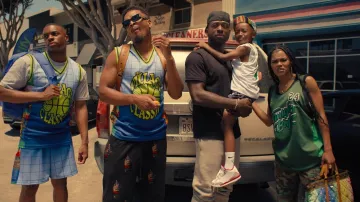 Louis Vuitton bag worn by Imani (Teyana Taylor) as seen in White Men Can't Jump