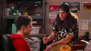 RVCA Floral Print Shirt worn by Trent Harrison (Benjamin A. Norris) as seen in Never Have I Ever (S04E03)