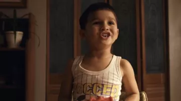 Soccer Striped Tank Top worn by Steven Montañez (Brice Gonzalez) in Flamin' Hot