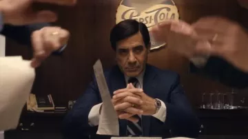 Silver watch worn by Roger Enrico (Tony Shalhoub) as seen in Flamin' Hot