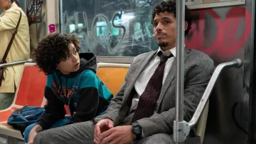 Montre numérique portée par Noah Diaz (Anthony Ramos) dans Transformers: Rise of the Beasts