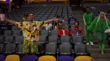 Purple Shorts portés par Renzo (Myles Bullock) comme on le voit dans White Men Can’t Jump