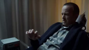 Plaid shirt worn by Cliff Stanfield (Aaron Paul) in Black Mirror Wardrobe (Season 6 Episode 3)