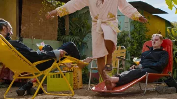 Versace Flip Flops porté par Dante (Jason Momoa) comme on le voit dans Fast X