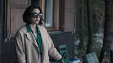 Lunettes de soleil Max Mara portées par Nik Khan (Golshifteh Farahani) comme on le voit dans Extraction 2
