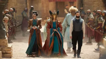 Veste en cuir portée par The Dark One (Fares Fares) comme on le voit dans La Roue du Temps (Saison 2)