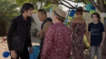 Printed shirt worn by Max (Brian Cox) as seen in Prisoner's Daughter movie wardrobe