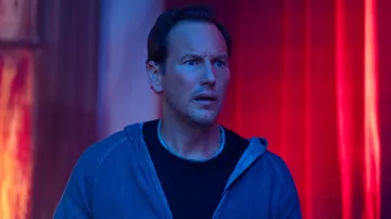 Sweat à capuche zippé porté par Josh Lambert (Patrick Wilson) comme on le voit dans le film Insidious: The Red Door