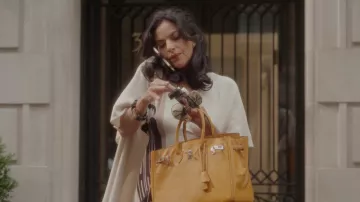 Sac Hermes Birkin porté par Seema Patel (Sarita Choudhury) comme on le voit dans And Just Like That... (saison 2 épisode 3)