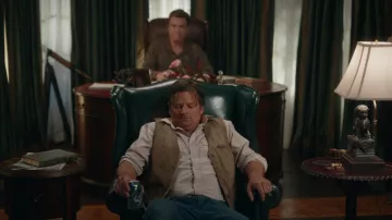 Veste de veste portée par Peter Montgomery (Steve Zahn) comme on le voit dans les tenues de la série télévisée The Righteous Gemstones (S03E05)