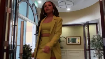 Chartreuse Lime Green 3 Piece Set worn by Trish (Jaylen Barron) in Blindspotting TV show (S01E03)