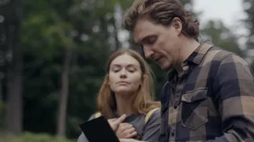 Flannel shirt worn by Emmett (Kyle Gallner) as seen in Mother, May I? movie outfits