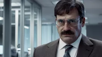 Lunettes portées par Orson (Jon Hamm) vues dans Corner Office