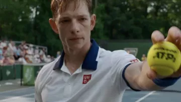 Uniqlo Polo Shirt worn by Art (Mike Faist) as seen in Challengers
