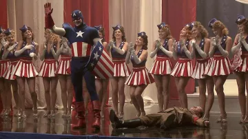 Captain America’s USO costume uniform worn by Steve Rogers (Chris Evans) in Captain America: The First Avenger