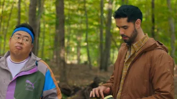Fjallraven Brown Jacket worn by Mason (Esteban Benito) as seen in Happiness for Beginners
