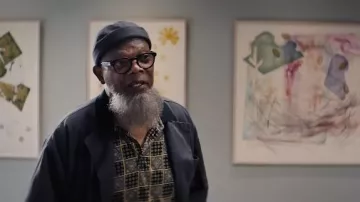 Chemise imprimée portée par Gordon (Samuel L. Jackson) vue dans The Kill Room