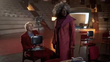 Volumnia Gaul (Viola Davis) como se ve en The Hunger Games: The Ballad of Songbirds & Snakes