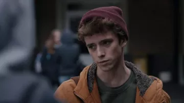 Tan/burnt orange jacket worn by Robbe (Willem Herbots) in wtFOCK TV series (Season 3)