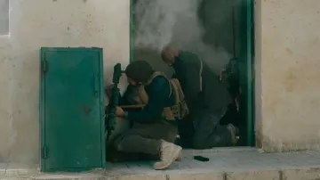 Combat Boot of Master Sergeant John Kinley (Jake Gyllenhaal) in Guy Ritchie's The Covenant