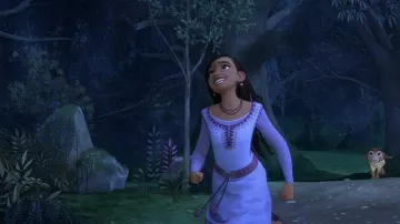 Vestido usado por Asha (Ariana DeBose) como se ve en la película Wish