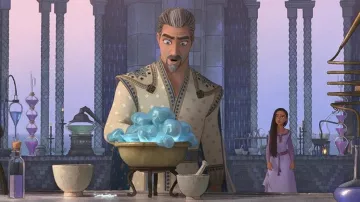 Traje usado por Magnifico (Chris Pine) como se ve en la película Wish