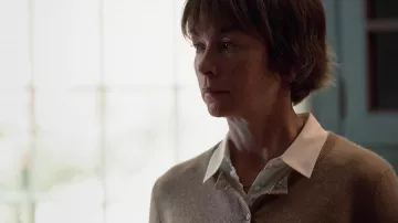 Wool sweater worn by Janet Matthews (Julianne Nicholson) as seen in Dream Scenario movie