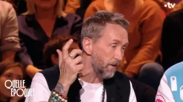 La bague en argent porté par Philippe Caverivière dans l'émission Quelle époque !